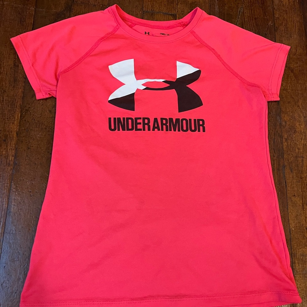 Under Armor pink tee